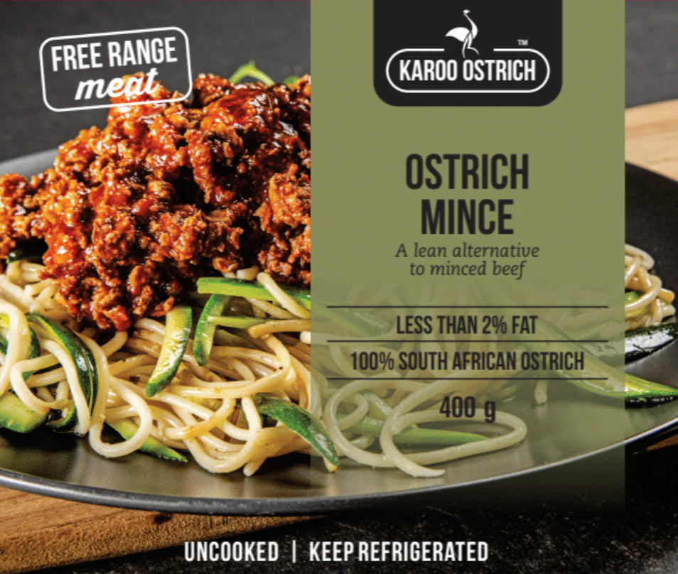 Fresh Ostrich Steak Mince - Ostrich Meat - Karoo Ostrich Meat