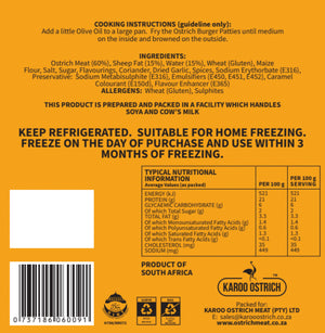 
                  
                    Load image into Gallery viewer, Ostrich Gourmet Patties - Ostrich Meat - Karoo Ostrich Meat
                  
                
