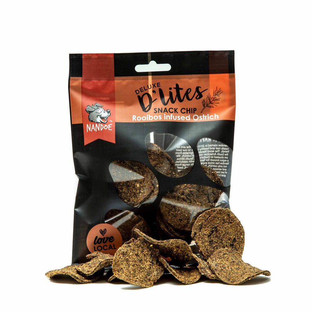 Deluxe D'lites - Rooibos Infused Ostrich Pet Treats