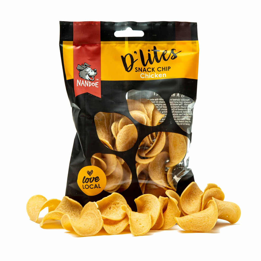 D'Lites Chicken Snack Chips Pet Treats