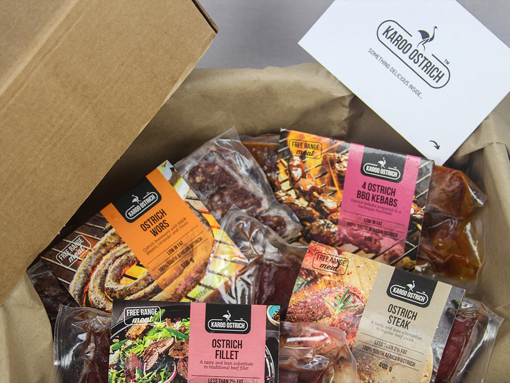 
                  
                    Load image into Gallery viewer, Ostrich Meat Value Hampers - Ostrich Meat - Karoo Ostrich Meat
                  
                